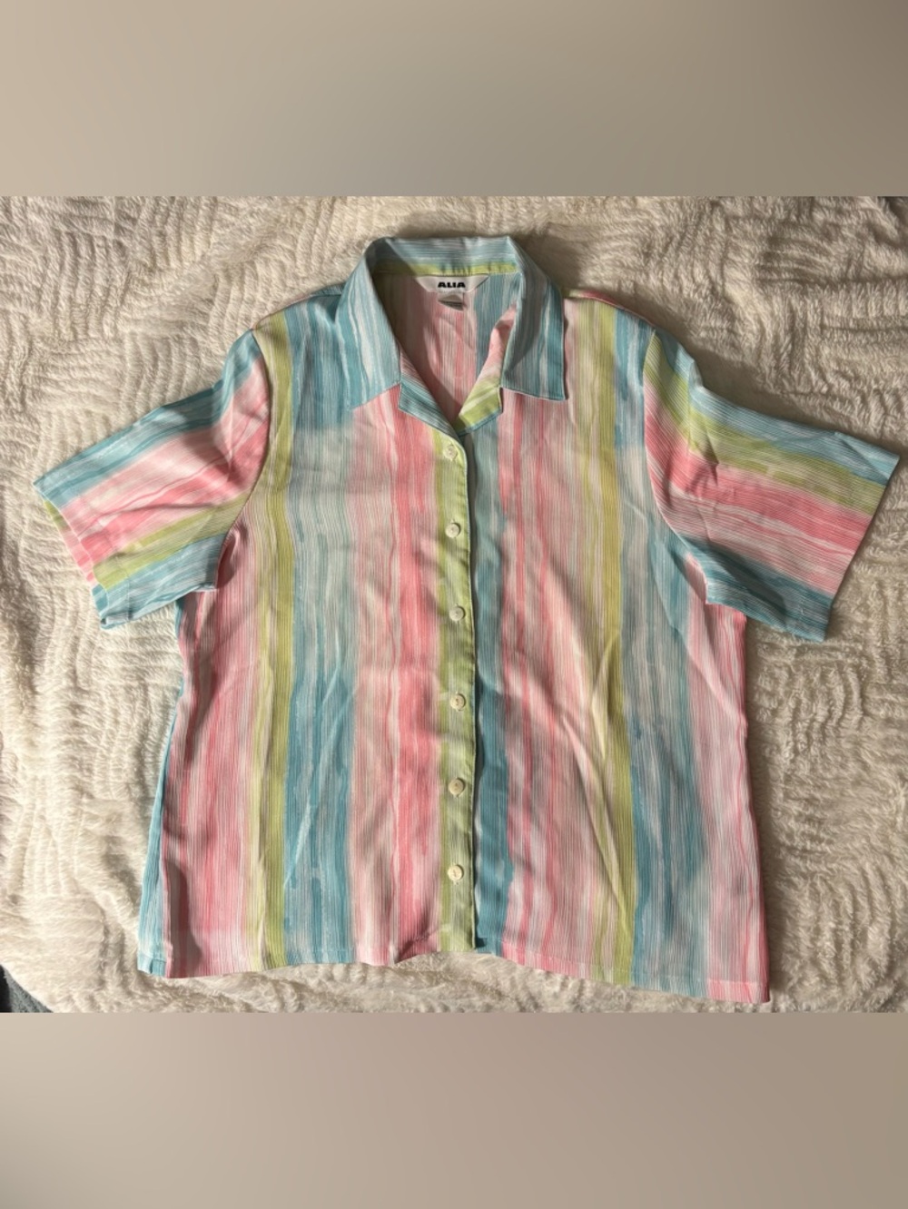 Colorful Collared Button Down
